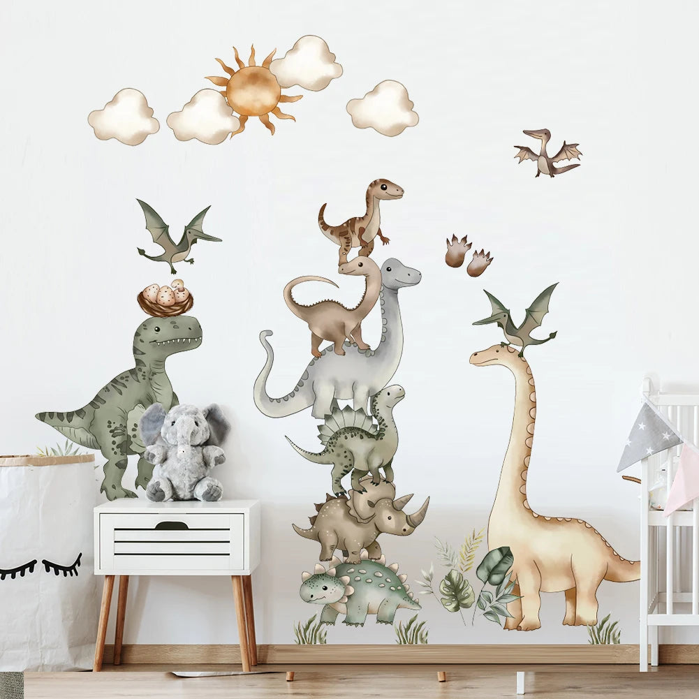 Sticker Mural Dinosaure