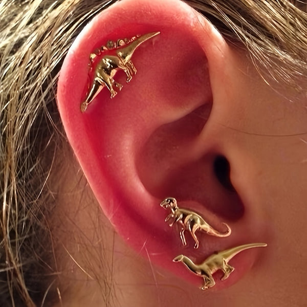 Lot Boucles d’Oreilles Dinosaures