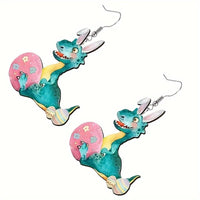 Boucles d’Oreilles Dinosaure Originales