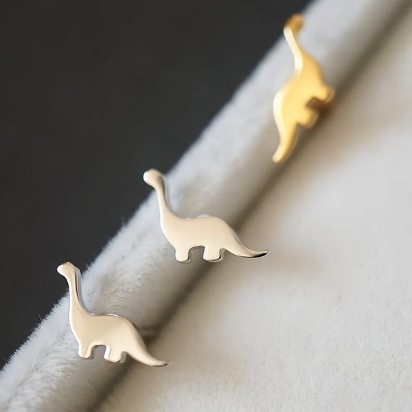 Boucles d’Oreilles Dinosaure Minimalistes