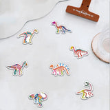 Set de 50 Autocollants Dinosaures Squelettes Colorés