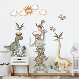 Sticker Mural Dinosaures Mignons