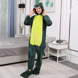 Pyjama Dinosaure Adulte Vert