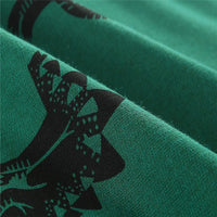 Pull Dinosaure Vert Enfant