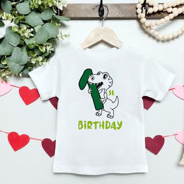 T-Shirt Dinosaure Enfant Fête