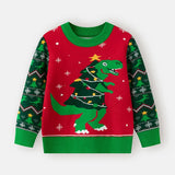 Pull de Noël Dinosaure