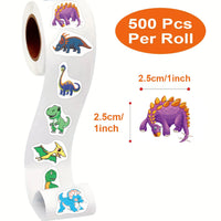 Stickers Dinosaures Rouleau