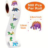 Stickers Dinosaures Rouleau