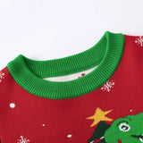 Pull de Noël Dinosaure