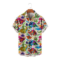 Chemise Dinosaure Colorée