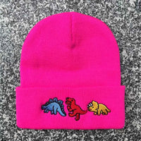 Bonnet Dinosaure Coloré