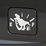 Sticker Voiture Dinosaure Carburant