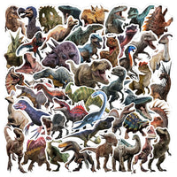 Set de 50 Autocollants Dinosaures Réalistes