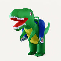Déguisement Dinosaure <br>Gonflable</br> Enfant Vert : packshot