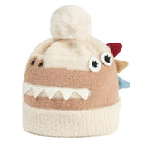 Bonnet Dinosaure Enfant Beige