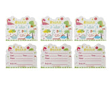 Déco Anniversaire <br>Dinosaure</br> Carte d'invitation (x6)