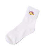 Chaussette Dinosaure <br>Stégosaure Blanc</br>