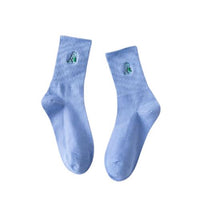 Chaussette Dinosaure <br>T-Rex Bleu</br>