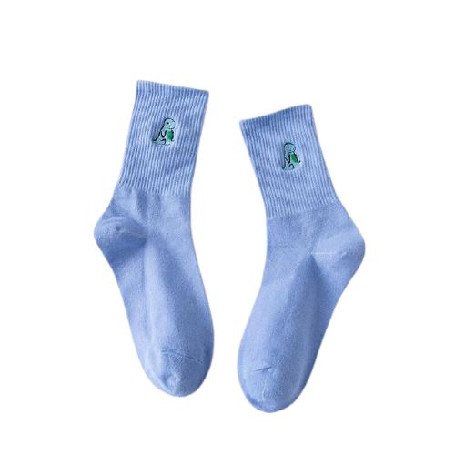 Chaussette Dinosaure <br>T-Rex Bleu</br>