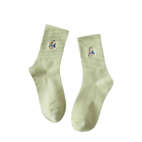 Chaussette Dinosaure <br>T-Rex Vert</br>