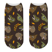 Chaussette Dinosaure <br>Vélociraptor