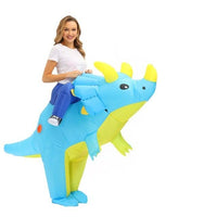 Costume Dinosaure <br>à dos de Triceratops