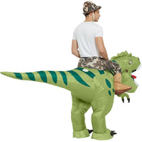 Costume Gonflable <br>Cavalier Dinosaure