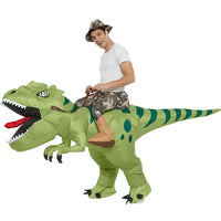 Costume Gonflable <br>Cavalier Dinosaure