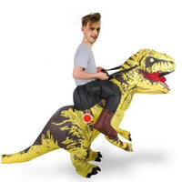 Deguisement assis <br>sur un Dinosaure</br>
