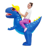 Déguisement Gonflable Dinosaure Bleu – Adulte et Enfant de 1m20 à 1m90