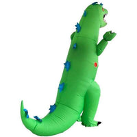 Déguisement Gonflable Dinosaure Vert – Adulte de 1m60 à 2m