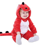 Déguisement Dinosaure <br>Bébé</br> rouge
