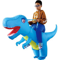 Déguisement Dinosaure <br>Gonflable</br> Enfant Bleu