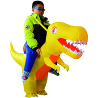 Déguisement Dinosaure <br>Gonflable</br> Enfant Jaune