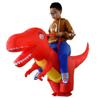 Déguisement Dinosaure <br>Gonflable</br> Enfant Rouge