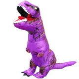Deguisement Dinosaure <br>Gonflable</br> T-Rex Violet
