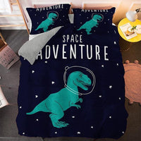 Housse de Couette <br>Dinosaure</br> Astronaute