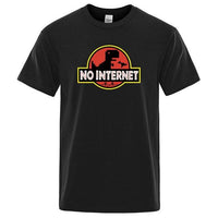 T-Shirt Dinosaure <br>No internet</br>