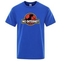 T-Shirt Dinosaure <br>No internet</br>