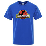 T-Shirt Dinosaure <br>No internet</br>
