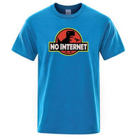 T-Shirt Dinosaure <br>No internet</br>