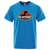 T-Shirt Dinosaure <br>No internet</br>