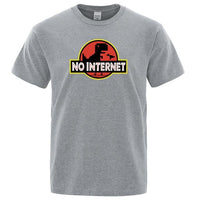 T-Shirt Dinosaure <br>No internet</br>