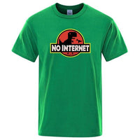 T-Shirt Dinosaure <br>No internet</br>