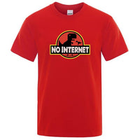 T-Shirt Dinosaure <br>No internet</br>