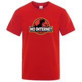T-Shirt Dinosaure <br>No internet</br>