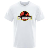 T-Shirt Dinosaure <br>No internet</br>