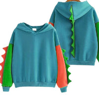 Sweat Dinosaure <br>Bleu</br>