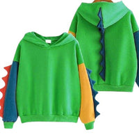 Sweat Dinosaure <br>Vert</br>