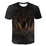 T-Shirt Dinosaure 3D <br>Dents acérées</br>